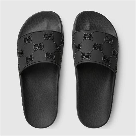 are gucci rubber slides comfortable.